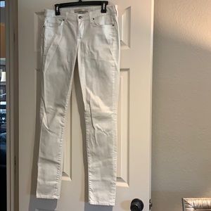 Rich & Skinny, sz 29, white with metallic silver